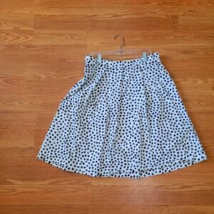 Who What Wear Polka Dot Skirt sz 14